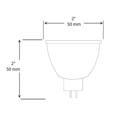Dauer 487057 • 4W MR16 LED, 3000K & 25°