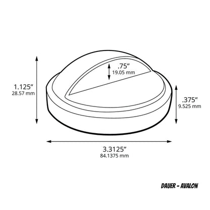 Dauer 490095-3000K • AVALON Integrated LED Deck Light 3000K