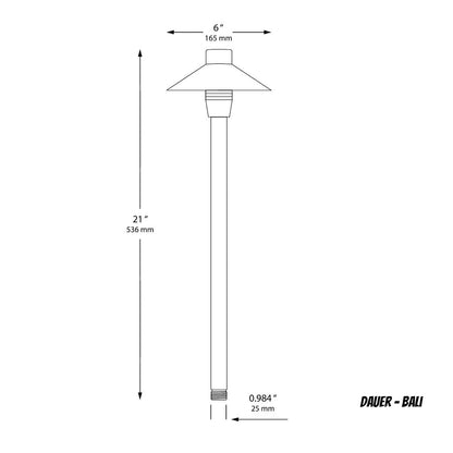 dauer bali china hat path light dimensions