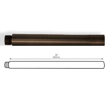 Dauer 490032 • Solid Brass Riser - 12"