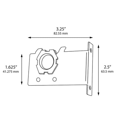 Dauer 490047 • Brass Gutter Mount