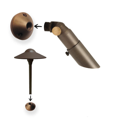 Dauer 490048 • Brass Tapered Surface Mount