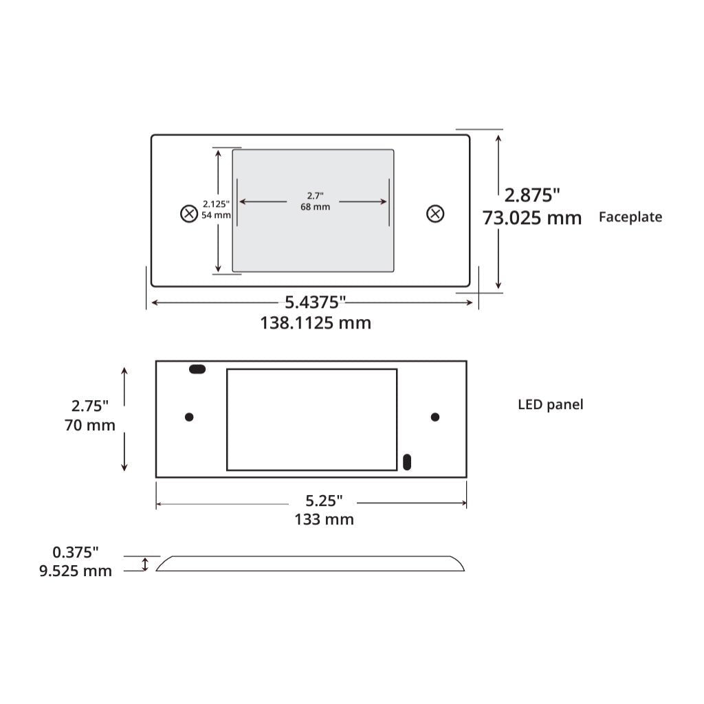 Dauer 489928-3000K • CABO Flat Integrated LED Step Light