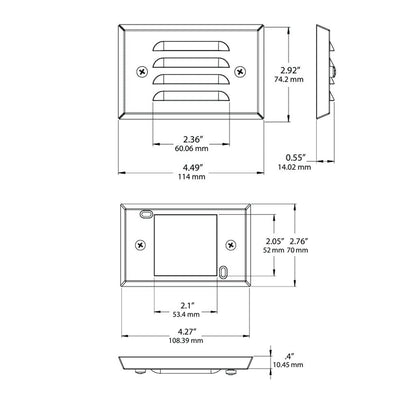 Dauer 489926-3000K • CAPE Integrated LED Step Light