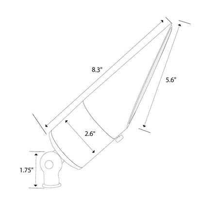 Dauer 489838 • MCALLISTER Uplight 10W, 3000K & 60°