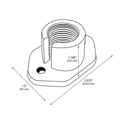 Dauer 490049 • Brass Micro Surface Mount
