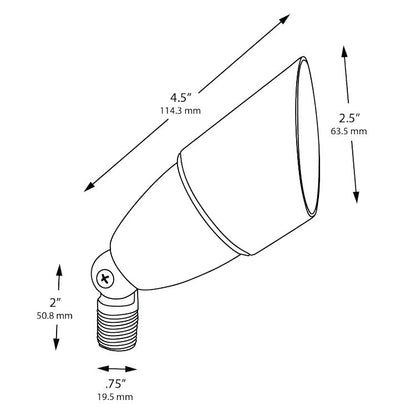 Dauer 490003 • MIGHTY MIGHT Brass MR16 Uplight
