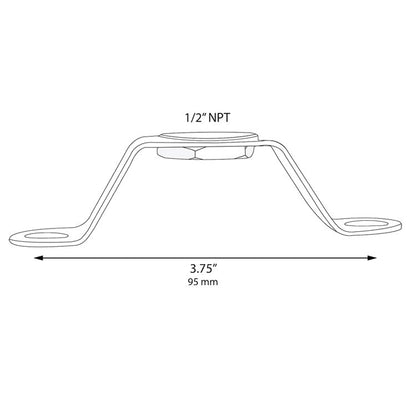Dauer 490045 • Brass Y-Bracket Mount