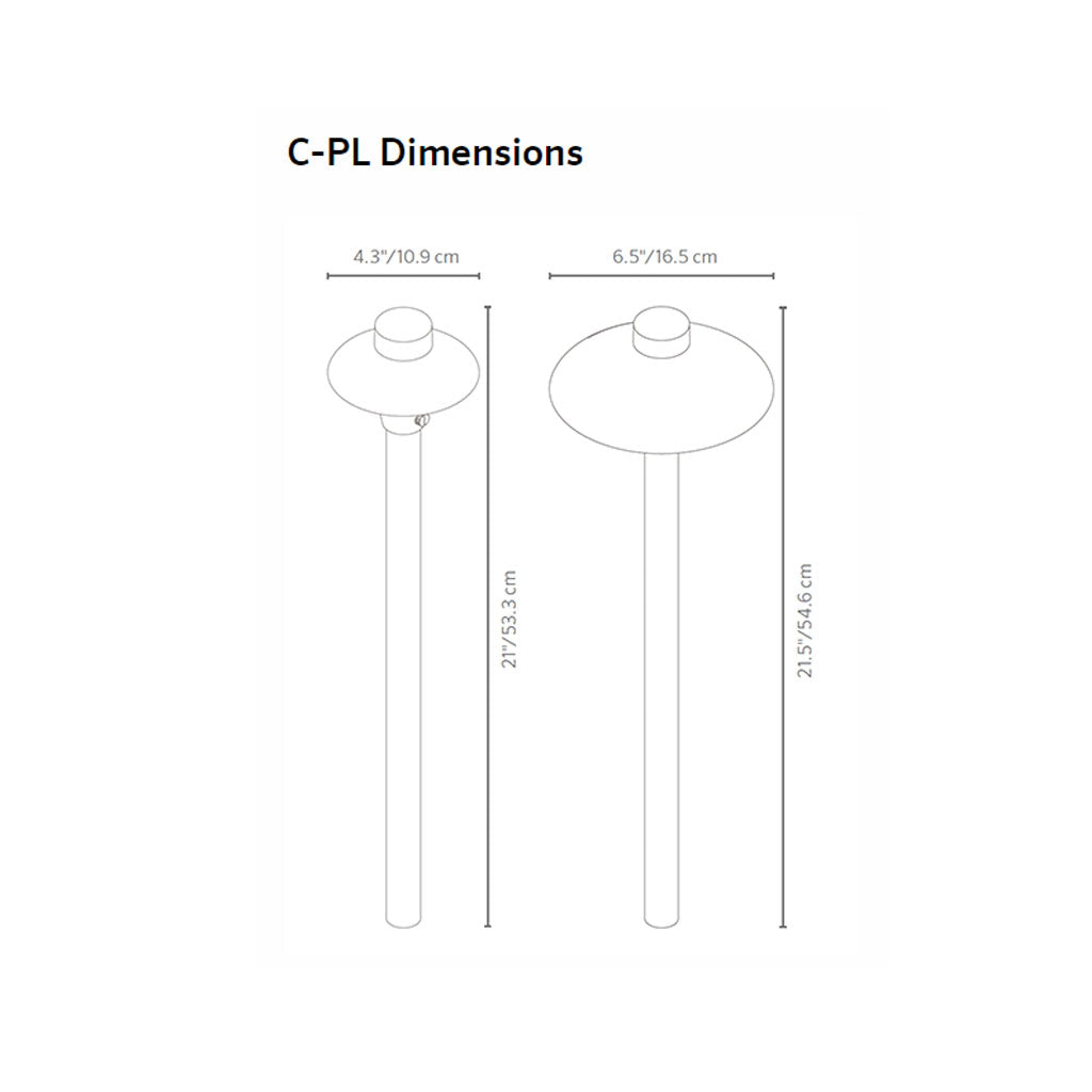 fxl C PL Path Light Dimensions