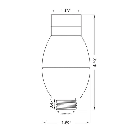 G4 Drop-In Path Light Kit with BONO (.98") Riser - Path Light from 702 Lighting in Las Vegas
