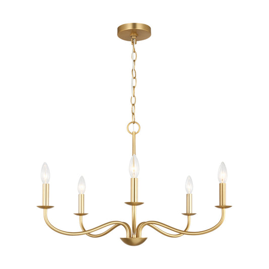 Generation Lighting GLC1205SB Abells Five Light Chandelier