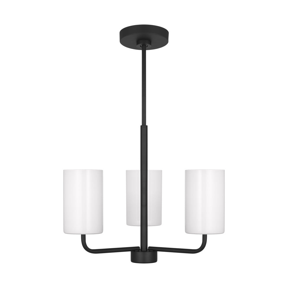 Generation Lighting GLC1003EN3/MBK Rhett Small Chandelier