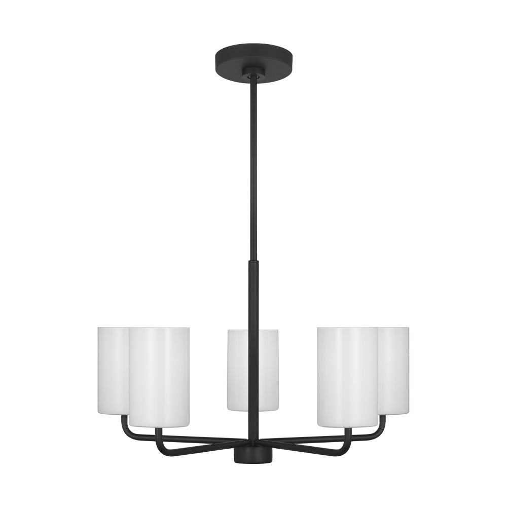 Generation Lighting GLC1015EN3/MBK Rhett Medium Chandelier