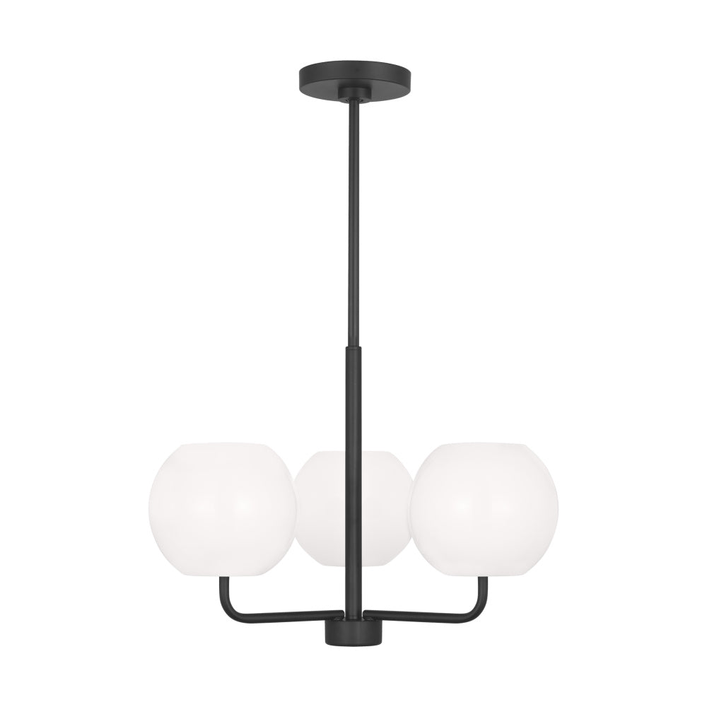Generation Lighting GLC1043EN3/MBK Rory Small Chandelier