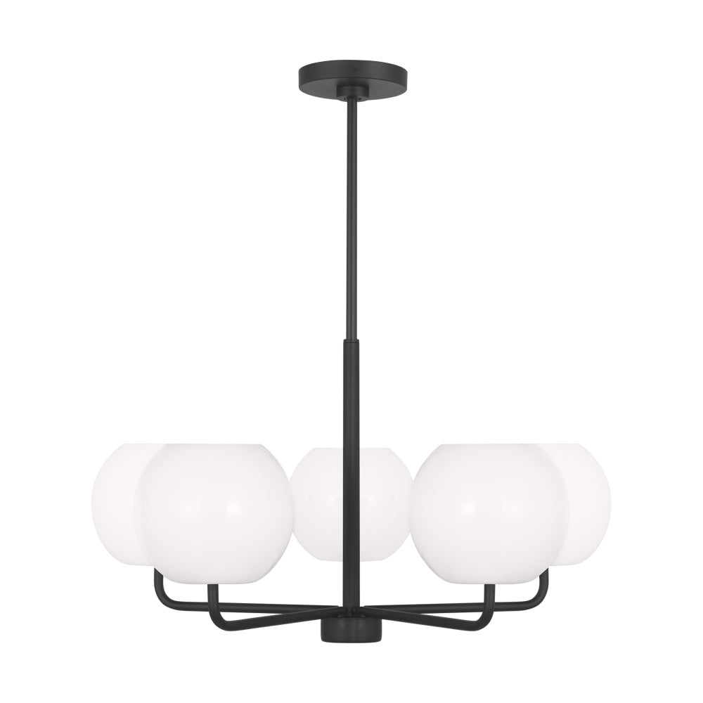 Generation Lighting GLC1055EN3/MBK Rory Medium Chandelier