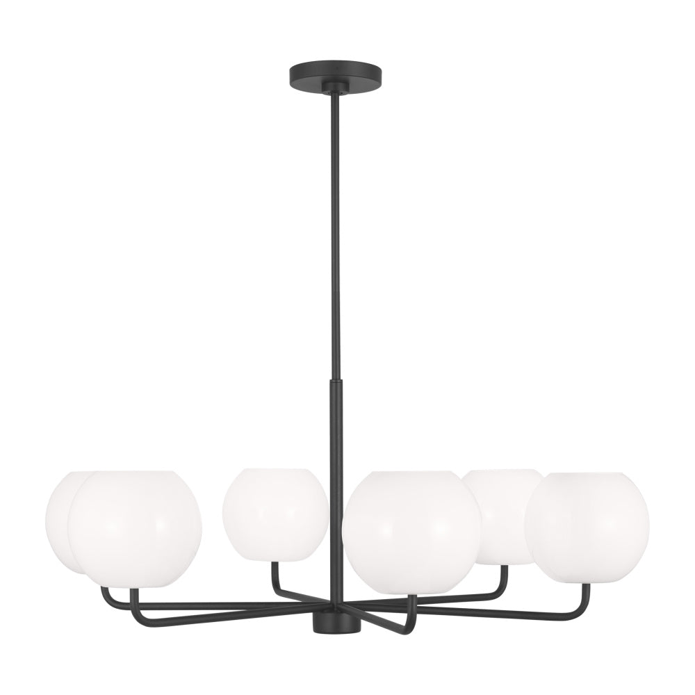 Generation Lighting GLC1066EN3/MBK Rory Large Chandelier