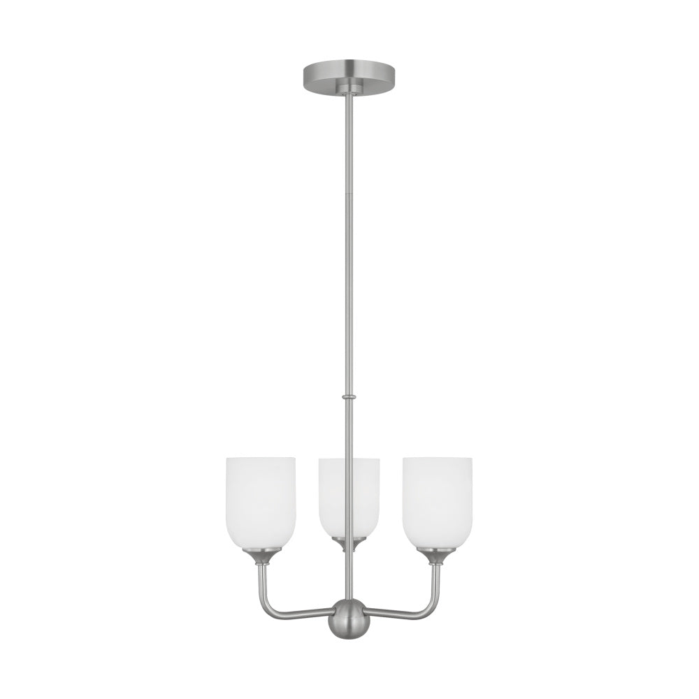 Generation Lighting GLC1073EN3/BS Emile Small Chandelier