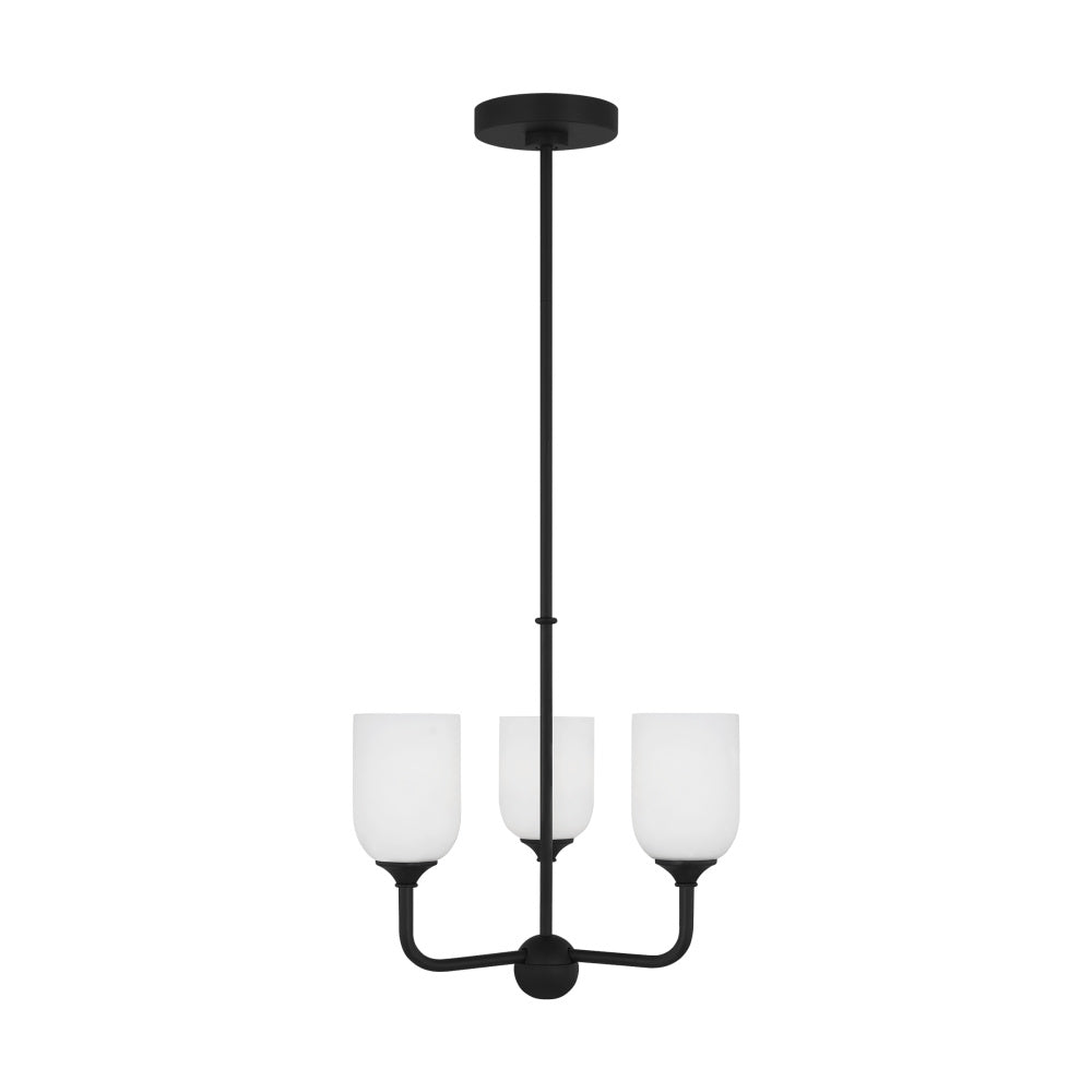 Generation Lighting GLC1073EN3/MBK Emile Small Chandelier