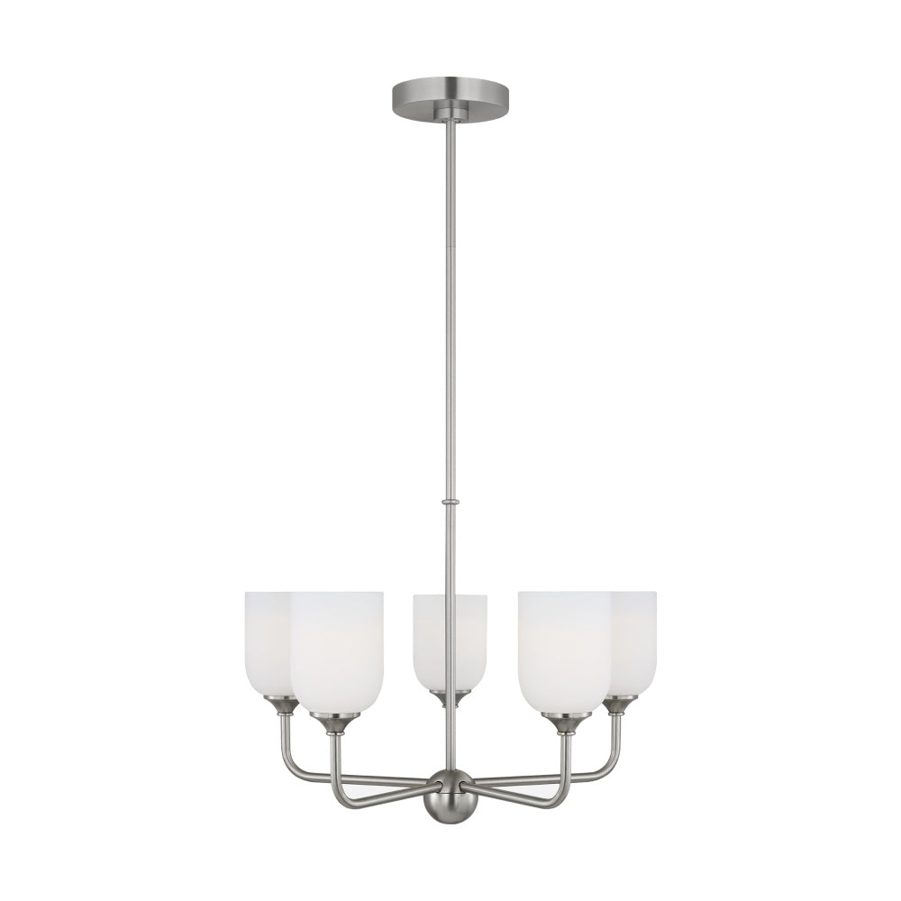 Generation Lighting GLC1085EN3/BS Emile Medium Chandelier