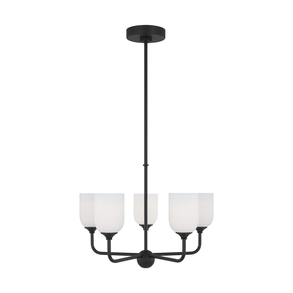 Generation Lighting GLC1085EN3/MBK Emile Medium Chandelier