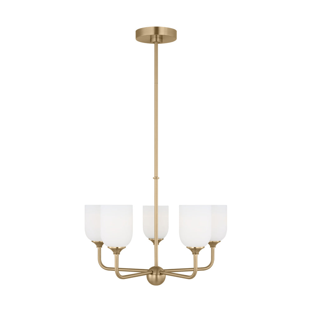 Generation Lighting GLC1085EN3/SB Emile Medium Chandelier