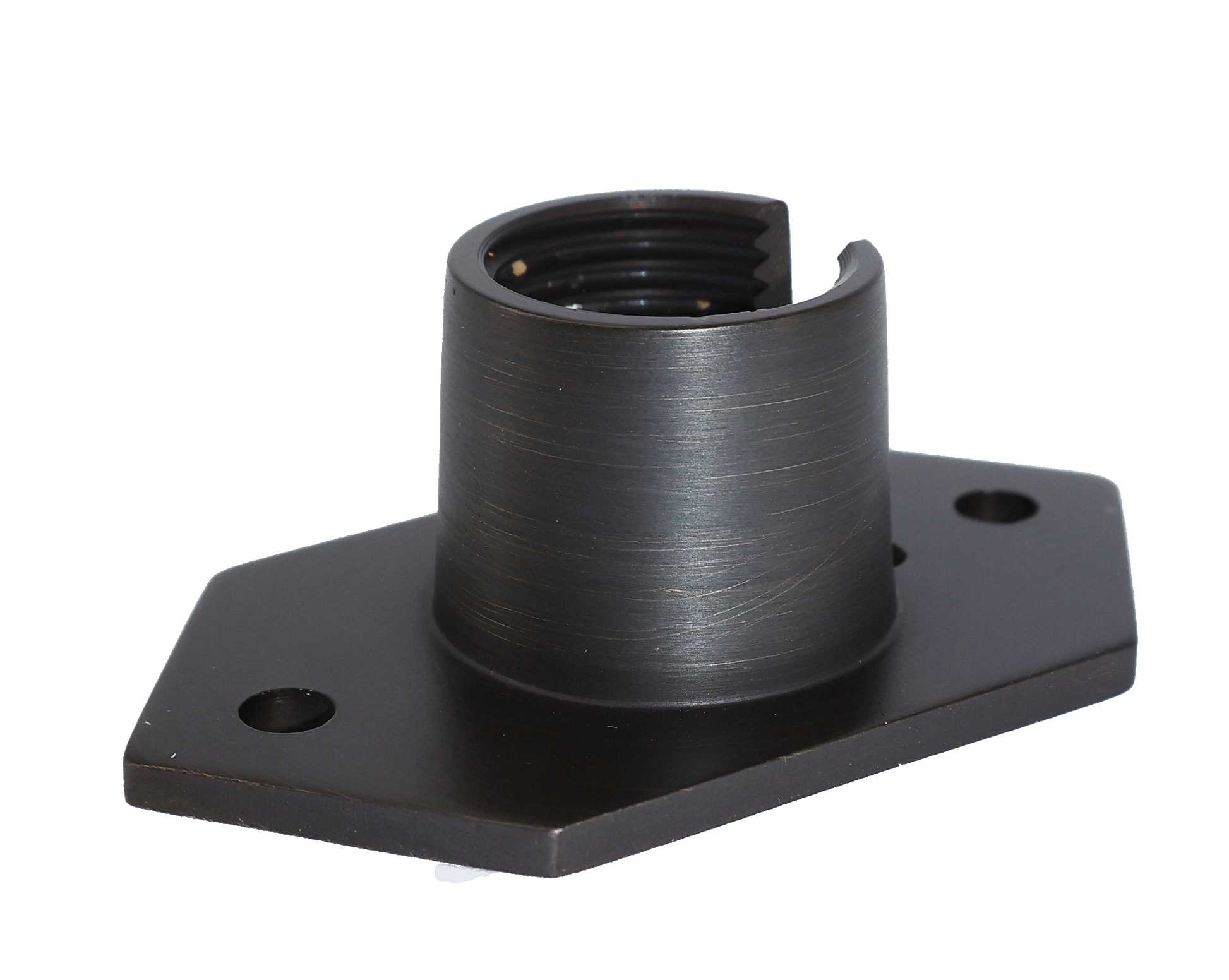 702 Lighting Mini Mounting Bracket for Landscape Lighting. Antique Brass, 1/2" npt threads. 