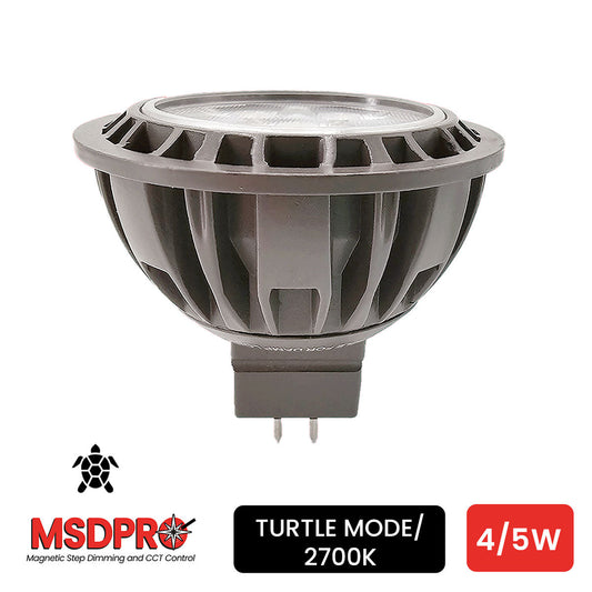702 Lighting 4/5W MSDPRO MR16 with TURTLE MODE/2700K