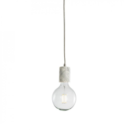 Bulbrite 810105 PEND/HW/NAT/WHT-SILV/LED8G40