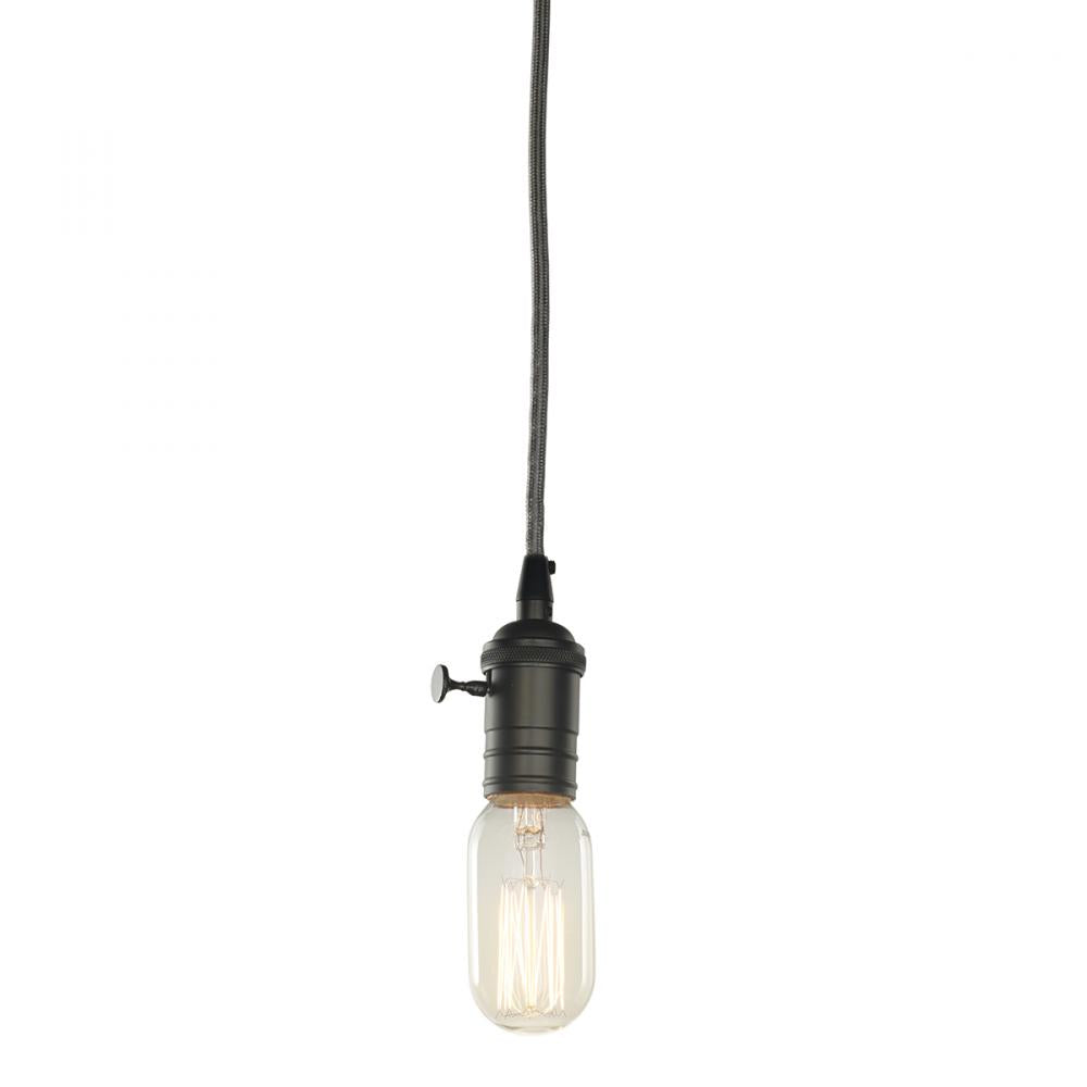 Bulbrite 810095 PEND/HW/VINTAGE/GM-SILV/NOS40T14/SQ