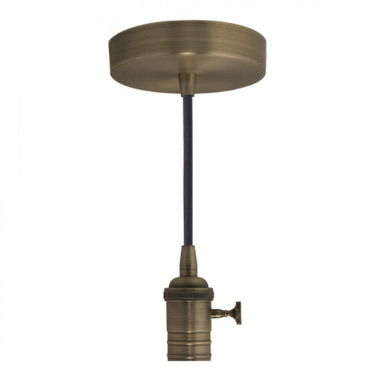 Bulbrite 810083 PEND/HW/VINTAGE/WG-BLK