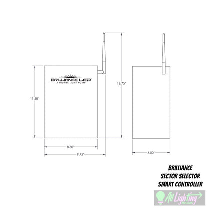 Brilliance Sector-Selector 800W Smart Controller 12-24V, with Antanea