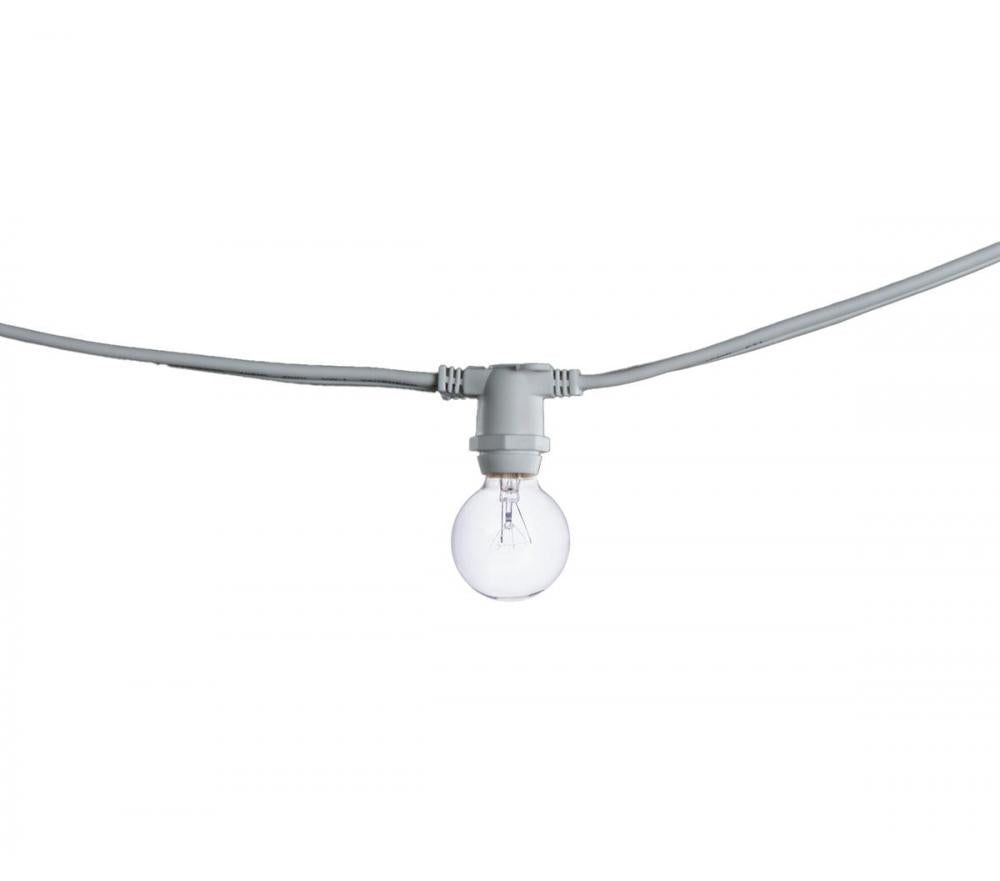 Bulbrite 810133 STRING15/E12/WHITE-G12KT