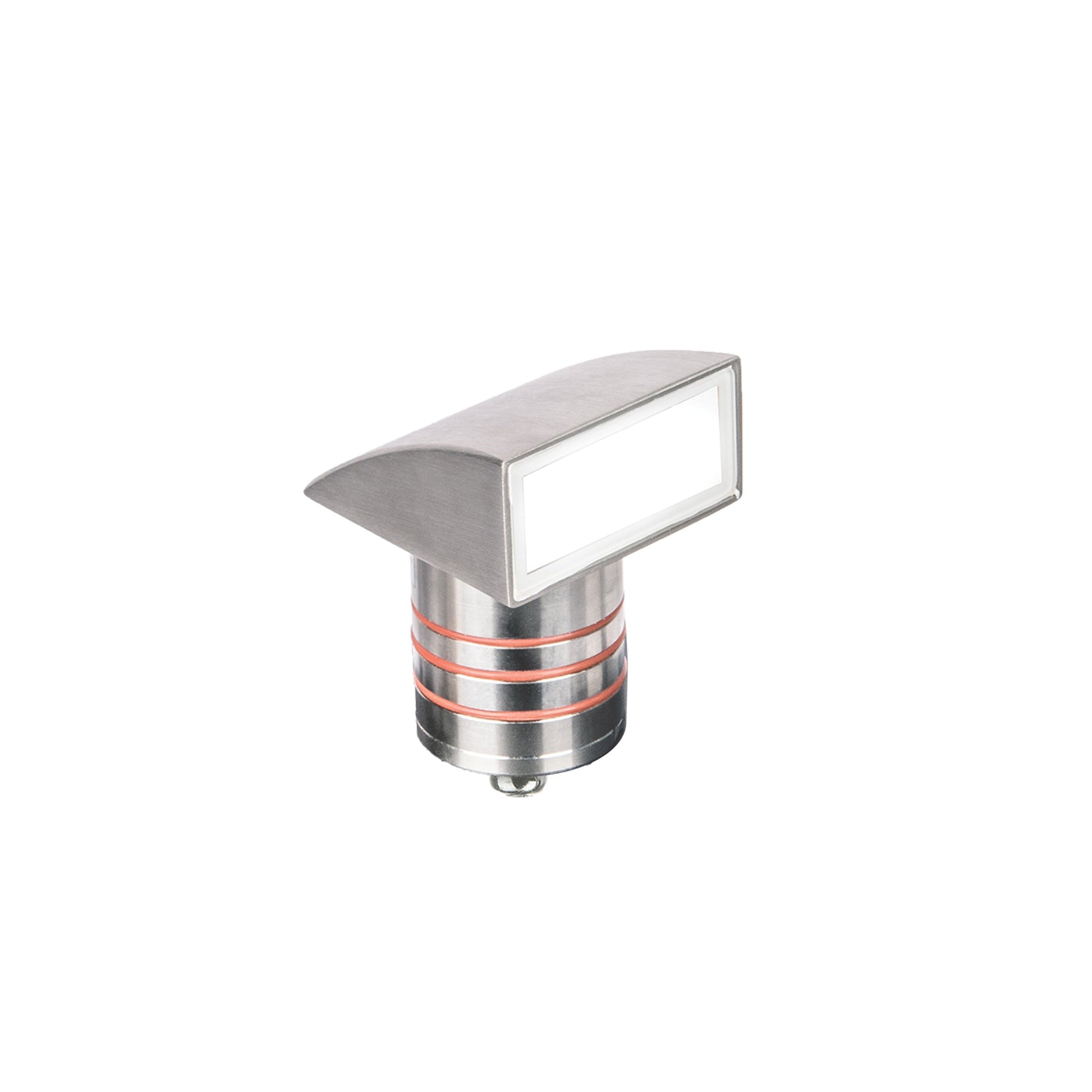 WAC Lighting 2081-30SS 2" LED Recessed In-Ground with Hood Shape, 3000K, Stainless Steel - Recessed - All Lighting Direct