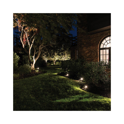 WAC Lighting 2081-30SS 2" LED Recessed In-Ground with Hood Shape, 3000K, Stainless Steel - Recessed - All Lighting Direct