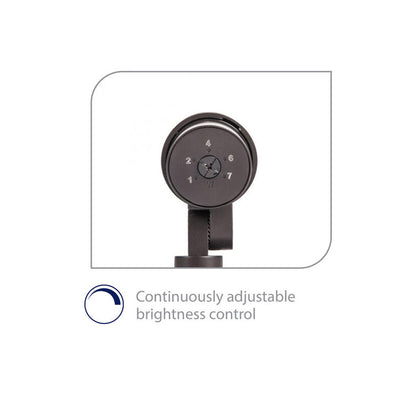 WAC 5111-27BZ • 7W Small LED Accent Light • Adj Beam and Lumens, 2700K • Bronze - Uplight - All Lighting Direct