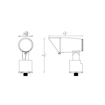 WAC 5811-CSBZ • 15W Colorscaping LED Accent Light • RBGWW • Bronze - Uplight - All Lighting Direct