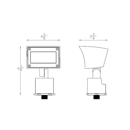 WAC 5821-CSBZ • 16W LED Wall Wash Colorscaping • RBGWW • Bronze - Wall Wash - All Lighting Direct