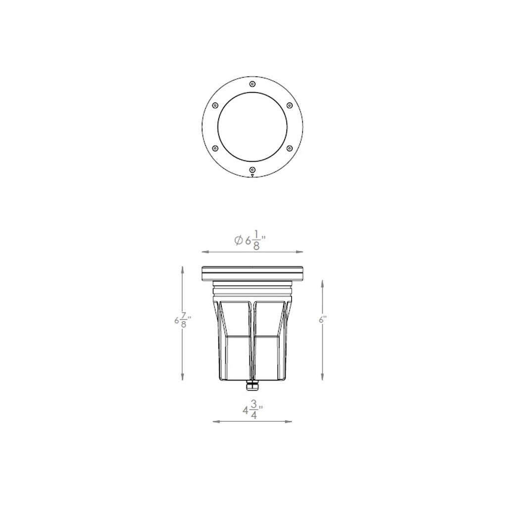 WAC 5831-CSBZ • 23W In-Ground Colorscaping • RBGWW • Bronze - Well Light - All Lighting Direct