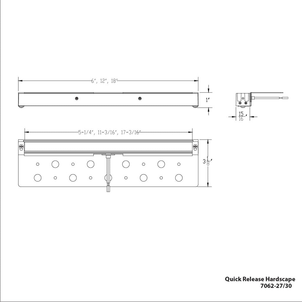 WAC 7062-27/30BZ • 6" - 4.5W Hardscape Quick Connect • 2700K or 3000K • Bronze - Hardscape - All Lighting Direct